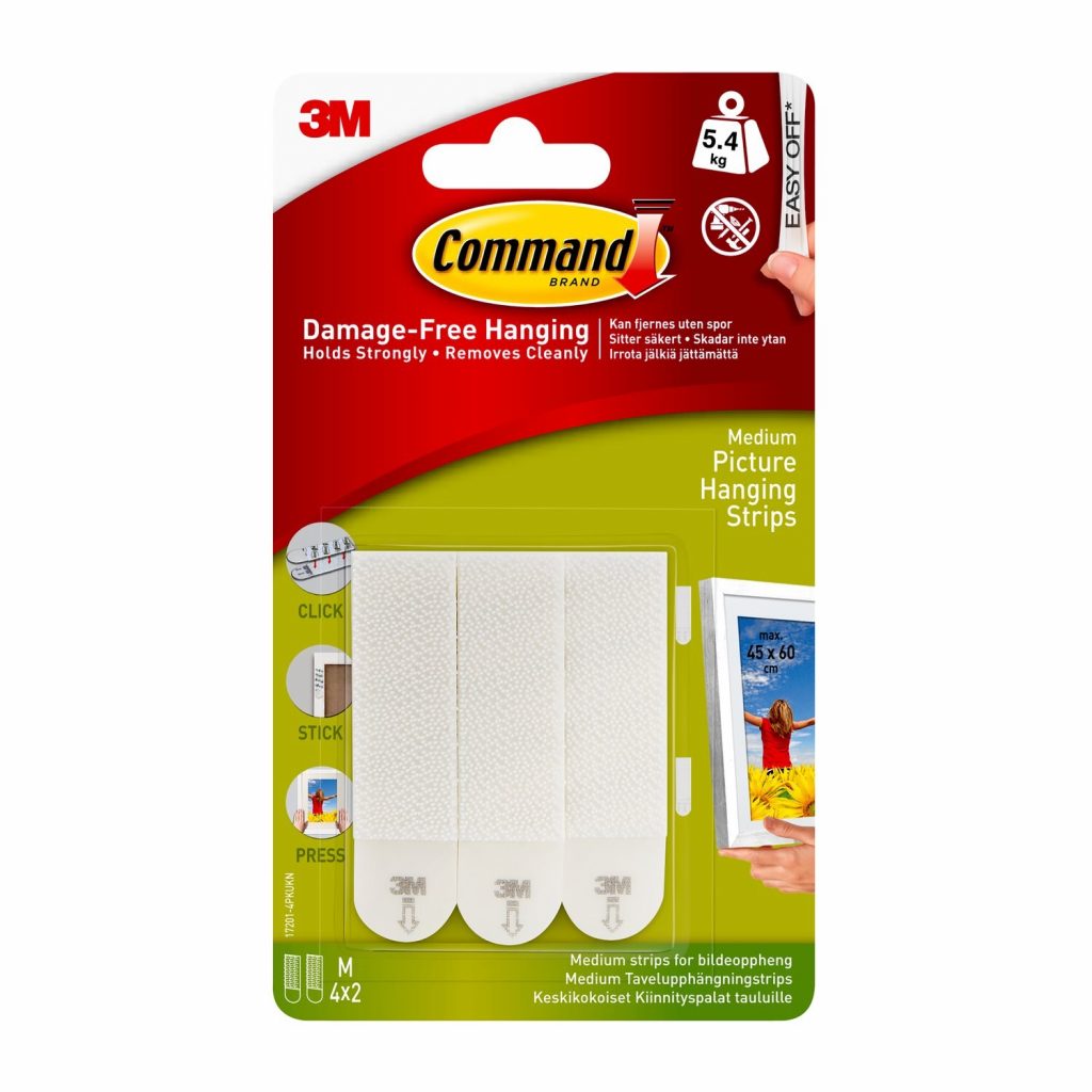 3M Command Medium Picture Strips 17201
