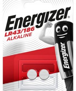 Energizer LR43 186 AG12 Batteries - Pack of 2