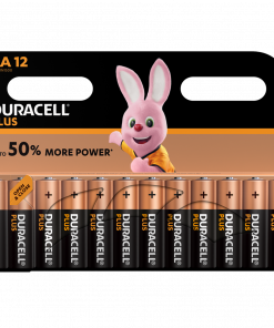 Duracell AA Plus Power Alkaline Batteries - Pack of 12