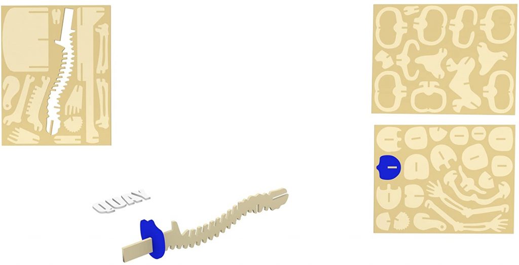 Woodcraft Construction Kit SKELETON