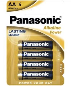 Panasonic AAA Alkaline High Power Batteries Bronze - Pack of 4