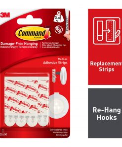 3M Command Medium Refill Picture Strips