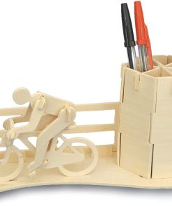 Woodcraft Construction Kit RACINGBIKE PEN-HOLDER