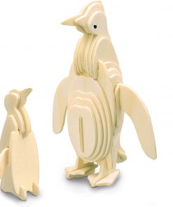 Woodcraft Construction Kit Penguins