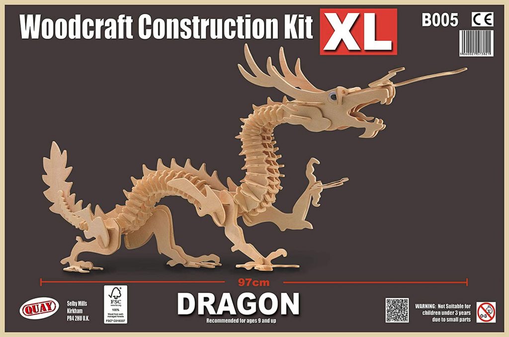 Woodcraft Construction Kit Dragon XL