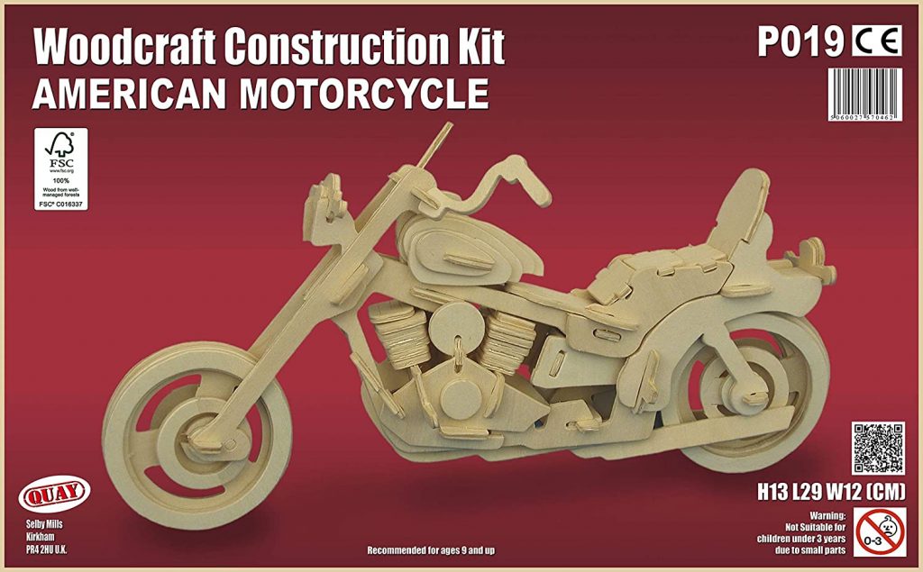 Woodcraft Construction Kit AMERICAN MOTORCYCLE
