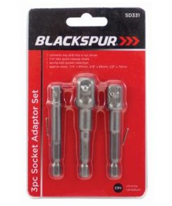 Blackspur 3pc Socket Bit Adapter Set