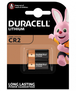Duracell CR2 3V Ultra Lithium Batteries - Pack of 2