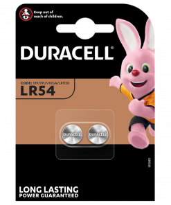 Duracell LR54 Alkaline Batteries - Pack of 2