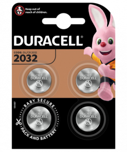 Duracell CR2032 3V Lithium Cell - Pack of 4