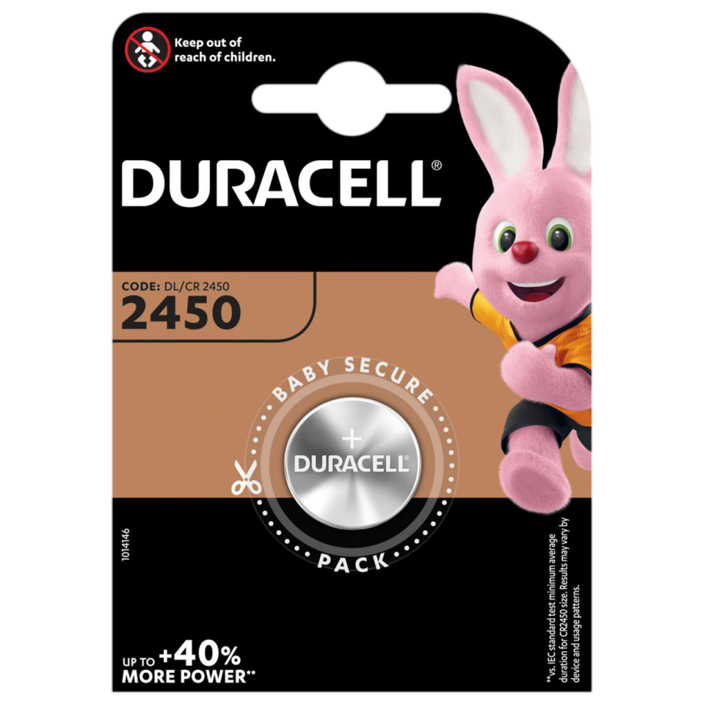 Duracell CR2450 3V Lithium Coin Battery Pack Of 1 SaveDirect