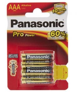 Panasonic GOLD Pro Power AAA Batteries - Pack of 4